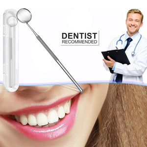กระจกตรวจฟันป้องกันฝ้า สแตนเลสสตีล อุปกรณ์ทันตกรรม ยอดขายดี กระจกตรวจช่องปากแบบใช้ซ้ำได้ อุปกรณ์สุขอนามัยทางทันตกรรมสำหรับทันตแพทย์ - Product Image 3