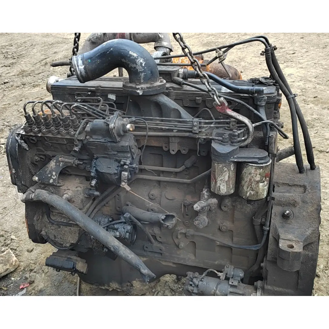 Gebruikt 6LT 8.3L 375HP Motor 6 Cilinder Truck Motor Vergadering Dieselmotor