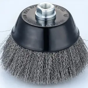Industrial Polishing Rust Removal Brush High-performance Brass Polishing Steel Cup And Steel Wire Brush