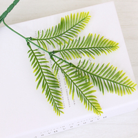 Luixe06 — nattes décoratives de jardin d'intérieur et d'extérieur, pour mariage, maison, bussers, plantes de gazon péruvien, feuilles de Fern artificielles en plastique