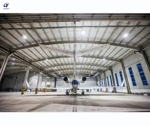 Geprefabriceerde Hangar Professionele Industriële Schuur Hangar Stalen Structuur Magazijn Gebouw Hangar Industrieel