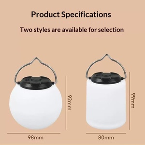 Lanterne de camping rechargeable super lumineuse, lampe de nuit portative à très longue autonomie, lampe d'ambiance pour le camping - Product Image 5