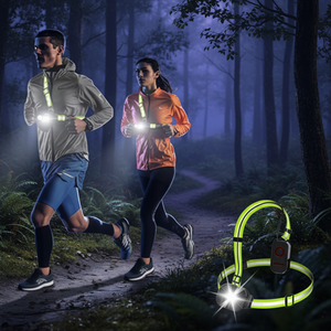 <span class=keywords><strong>Lampe</strong></span> de poitrine et de marche LED rechargeable TOACH COXO avec télécommande, étanche IP65, USB, pour la course nocturne - Product Image 4