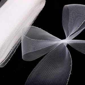 Trung Quốc Nhà sản xuất Polyester fascinators lông ngựa Braid lông ngựa pannier nhộn nhịp crinoline 10mm crinoline lông ngựa braid - Product Image 1