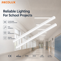 Luminaire LED linéaire pour entrepôt et usine, installation rapide, luminaire de plafond pour projets industriels intérieurs