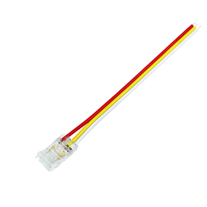 ตัวเชื่อมต่อแถบไฟ LED แบบไม่ต้องบัดกรี รูปตัว L มุมฉาก 180 องศา แบบ 2 พิน 3 พิน สำหรับ COB SMD ขนาด 5 มม. 8 มม. 10 มม.  แบบไร้ช่องว่าง รองรับกระแสไฟสูง - Product Image 5