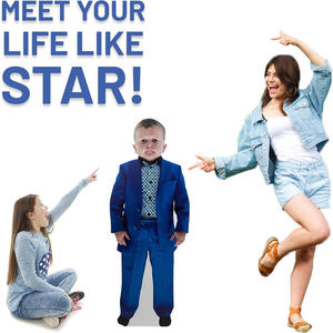 Holidaypac personalizzato Hasbulla a grandezza naturale di celebrità in cartone ritagliato a forma umana pubblicità POP Eye che cattura a grandezza naturale - Product Image 3