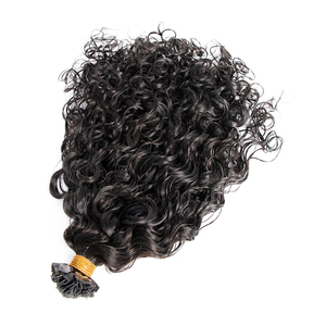 Extensions de cheveux humains 13A en gros, 4A 4B 3C Afro Kinky Curly Raw Flat k <span class=keywords><strong>Tip</strong></span>, extensions de cheveux humains V <span class=keywords><strong>U</strong></span> Flat I <span class=keywords><strong>Tip</strong></span> 100% - Product Image 5