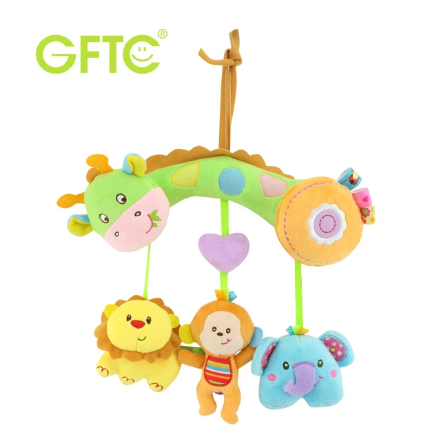 Для младенцев погремушки клип на обучающих игрушек для детей Baby спираль кровать Аксессуар игрушка куртка из искусственной кожи для мальчиков и девочек