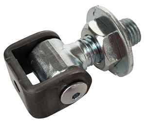 Zinc Plated Swing Gate Adjustable <strong>Hinge</strong> With U Bolt and <strong>Round</strong> Plate - Product Image 2