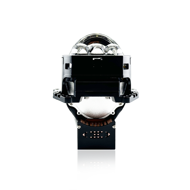 Super Bright 80w Led square Lens Projector 3 Inch Bi Led Projector Lens LaserTriple Direct-Shot High Beam Projector Lens