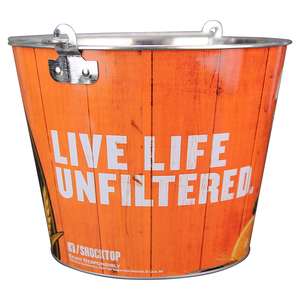 Profissional galvanizado Tin Metal Ice Bucket Party Pail 5 Quart com logotipo impresso a cores e Openers - Product Image 4
