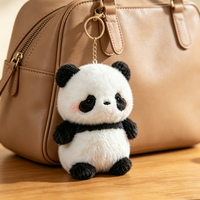 Jouet en peluche mignon avec rembourrage en coton PP, porte-clés pour sac à dos, cadeau d'anniversaire, prix pour machines à griffes, vente en gros
