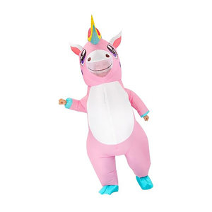 Costume gonflable de licorne pour adulte ou enfant, idéal pour les fêtes et les cosplay - Product Image 2