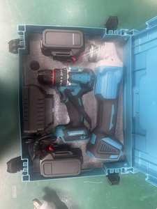 Vente d'usine <span class=keywords><strong>4</strong></span> en <span class=keywords><strong>1</strong></span> 20V ensemble d'outils électriques sans balais meuleuse d'angle sans fil 125mm perceuse électrique marteau ensemble de clés électriques - Product Image 5