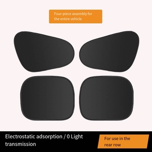 Pare-<span class=keywords><strong>soleil</strong></span> électrostatique pour voiture, protection solaire, isolation thermique, rideau d'intimité, chargeur de téléphone USB, allume-cigare - Product Image 1