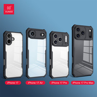 Coque transparente antichoc Xundd avec protection d'appareil photo pour iPhone 17 Pro Max, 17 Air, 15 Plus, 14, 13 Mini, 12, 11, XS