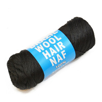 25 mètres de laine brésilienne de 70 g pour les tresses, fil acrylique pour le tricot à la main et à la machine, fibre haute température
