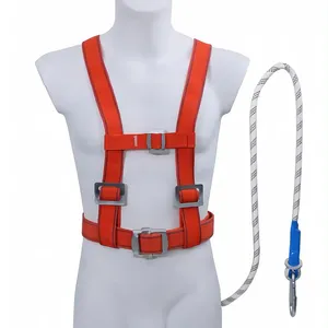 Imbracatura della cintura di sicurezza di lavoro della costruzione di altezza tre punti per l'imbracatura di sicurezza del lavoro ad alta quota