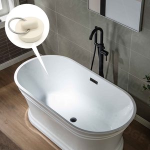 <span class=keywords><strong>Bouchon</strong></span> de vidange d'évier en <span class=keywords><strong>caoutchouc</strong></span> blanc de 1 pouce avec anneau de traction en acier, <span class=keywords><strong>bouchon</strong></span> de baignoire et de lavabo anti-fuite pour évacuation d'eau - Product Image 6