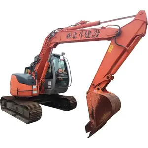 Mini-excavatrice sur chenilles Hitachi ZX75 d'occasion d'origine japonaise, moteur, boîte de vitesses, pompe, moteur, haute efficacité, certifiée CE, à vendre - Product Image 1
