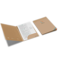 Carpeta de Archivo Personalizada al por Mayor, Carpeta de Presentación Tamaño A4 con Logotipo Personalizado