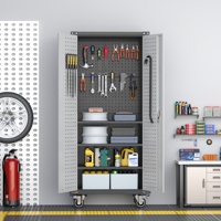 Systèmes de rangement pour garage : Armoire métallique robuste, casier, établi, armoire à outils, moderne, démontable, pour atelier, maison, bureau, salle de sport, hôtel