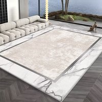 Modernes Design 3D-Gedruckter Polyester-Teppich Maschinell Gefertigt Waschbarer Wohnzimmer-Teppich für den Wohnbereich