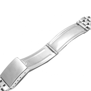 Bracelet de montre en métal à extrémité incurvée de luxe Bracelet de montre en acier inoxydable massif de 19mm pour bracelet de montre Princes Black Bay pelagos - Product Image 4