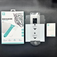 Boîte en verre magique JANIT pour iPad Air 11, verre pour tablette facile à installer pour iPad Mini 4, verre trempé pour Samsung Tab