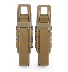 Funda Táctica Doble para Cargador Daqin Classic de 2 Piezas, Porta Cargadores Rápido, Material PVC, Cierre de Botón, Bolsa de Cintura Portátil - Product Image 4