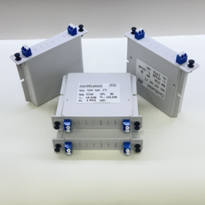 ตัวแยกสัญญาณออปติคอลแบบการ์ดชนิด PLC ชนิดฝัง LC/UPC ระดับมืออาชีพ 1x2 สำหรับโทรคมนาคม - Product Image 2