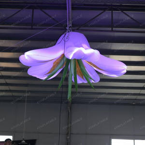 Fleur gonflable de <span class=keywords><strong>lys</strong></span> de prix usine avec GBR mené, <span class=keywords><strong>lys</strong></span> gonflable <span class=keywords><strong>géant</strong></span> pour la décoration - Product Image 4