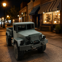Voiture RC Hobbi Grade 6x6, camion utilitaire 4x4, 2,4 GHz, lumières LED, 40 min d'autonomie, ABS+Métal, prête à l'emploi, intérieur-extérieur, fonction Follow Me, chargeur inclus
