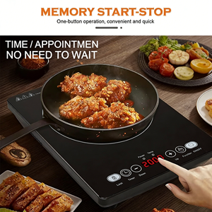 Cuisinière infrarouge portable d'extérieur étanche 2000W en céramique et acier inoxydable avec réglage de température multifonction pour usage domestique - Product Image 3
