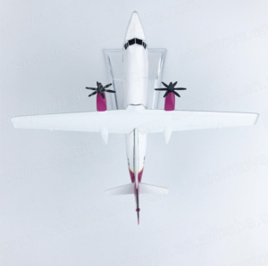 Modelo de Avión de Metal Fundido a Presión HUNNU AIR <span class=keywords><strong>FOKKER</strong></span> <span class=keywords><strong>50</strong></span>, Escala 1/400, 16 cm, Moderno, Unisex, para Regalo de Aerolínea - Product Image 2