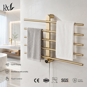 <span class=keywords><strong>Toallero</strong></span> Eléctrico de Acero Inoxidable SUS304 para Proyectos Hoteleros, Montado en Pared, Termostático, <span class=keywords><strong>con</strong></span> Pantalla <span class=keywords><strong>Digital</strong></span>, IPX4, Personalizable OEM - Product Image 1