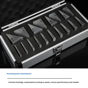Hao Xuan oftalmik Strabismus prizma seti muayene düzeltme çok açılı kama Lens standart blok 18-Piece Metal yüksek - Product Image 4