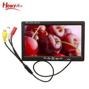 Monitor mobil Mini, Monitor TV AV TFT LED 2 AV tampilan LCD PC mobil 7 "Mini portabel - Product Image 2