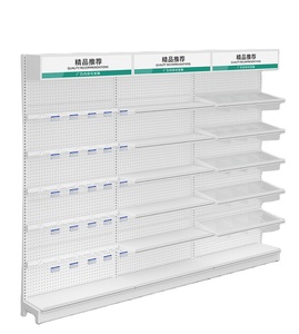 Estante de exhibición de <span class=keywords><strong>supermercado</strong></span> de un solo lado, con caja de luz y gancho - Product Image 1