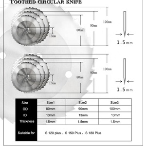Cuchilla para Cortar Doner Kebab Shawarma, Compatible con la Cortadora Eléctrica JET120 - Product Image 4