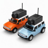 Voiture RC de qualité hobby avec caméra, mini voiture RC 1:64, voiture télécommandée 2,4 GHz, caméra WiFi HD, 2 couleurs, cadeau pour garçons et enfants