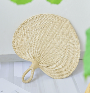 Handcrafted Natural Palm Leaf Hand <b>Fan</b> Eco-Friendly Straw Woven Cooling <b>Fan</b> <b>Decorative</b> <b>Wall</b> Hanging Accent - Product Image 6