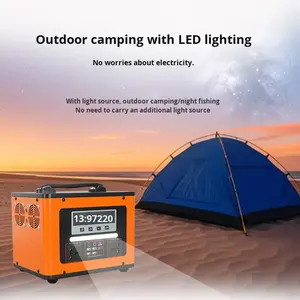 แบตเตอรี่สำรองพกพาลิเธียมไอออน 220V 600W สำหรับใช้งานกลางแจ้ง ชาร์จไฟด้วยพลังงาน<span class=keywords><strong>แสงอาทิตย์</strong></span> ใช้ในรถยนต์ ชาร์จไฟที่บ้าน ไลฟ์สด ขายของริมทาง ใช้สำรองไฟฉุกเฉิน - Product Image 2