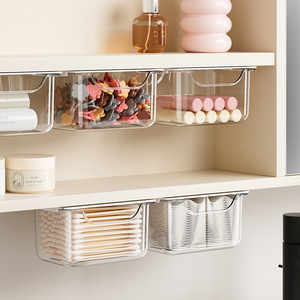 Transparent Wall Mounted Storage Box Rectangle For Bathroom Toilet Beauty Salon Home Dormitory Organizing Rack - Product Image 2