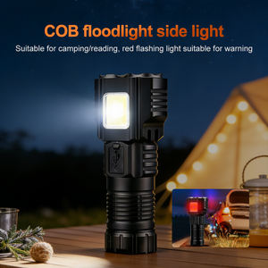 WOSEN USB Rechargeable Waterproof IP65 LED Flashlight 3000 Lumens Magnetic Tail Handheld Torch - Product Image 5