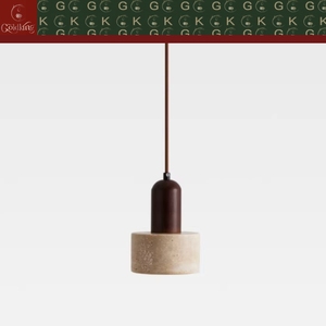 Suspension réglable GOLDKING en <span class=keywords><strong>travertin</strong></span> beige naturel pour salle à manger, personnalisable OEM/ODM, vente directe - Product Image 2