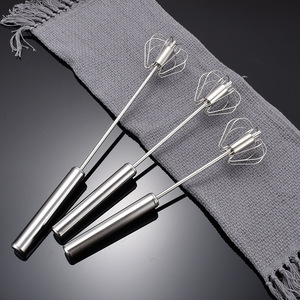 Semi Automatic Egg Beater Stainless Steel Manual Mixer For Baking Stirring Cream And Eggs Convenient Household Tool - Product Image 3
