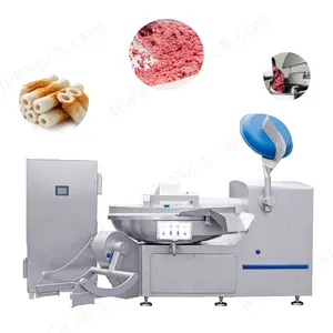 Low-Cost New type automation vacuum meat Bowl chopper cutter mixer machine for sausage making line