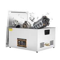 Nettoyeur à ultrasons commercial 60L personnalisé 40KHz, bain à ultrasons numérique avec chauffage et minuterie pour culasse de moteur métallique